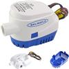 Pompa Di Sentina Automatica per Barca, 12 V, Silenziosa, 1100 GPH, Con Interrutt