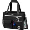 Jaffzora Borsa tote per infermieri, grande borsa clinica impermeabile per studenti infermieristici, essenziali per medici e personale sanitario domestico, nero, nero, X-Large