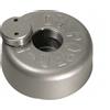 Motomarine Anodo di Poppa a Flangia Tonda Alta Ø 135 mm in Zinco - Anodo di ricambio (kit standard)