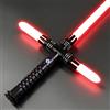 Borlvias Heavy Dueling Light Saber per adulti Smooth Swing Metal Hilt 16 Fonts Sound Motion Control Lightsaber Party Cosplay (versione RGB)