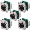 OVNSHVN Ethercon Rj45 - Presa per telaio D-N8FDP RJ45 Feed/Pass-PPanel Connettore per pannello verticale Cat5 RJ45, durevole, facile da installare