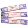 Satya 3 x lavanda Satya Nag Champa incenso da 15 g con souvenir badge by Sterling Effectz