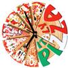 ABOOFAN Orologio da Parete Pizza Moderno Orologio Silenzioso per Decorazione Della Cucina E Soggiorno Ideale Cremagliera