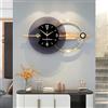 TANG SHI Orologio da parete in metallo da parete gigante XXL 100 cm da parete moderna digitale orologio per soggiorno creativo orologio da parete silenzioso decorazione d'interni