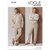 Vogue Patterns V2142BB - Cartamodello per camicia e pantaloni da uomo BB (44-46-48-50-52)