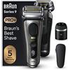 Braun Series 9 Pro+ 9565cc Wet e Dry Rasoio Elettrico Trimmer Metallico