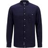 WOOLRICH - Camicia in lino - Blu navy
