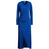 FUTUR3 - Vestito a portafoglio - Blu china