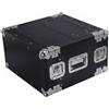 Flight Case per Microfoni Wireless Con Cassetto Custodia Rack 2U Portatile