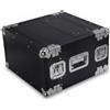 Flight Case per Microfoni Wireless Con Cassetto Custodia Rack 2U Portatile