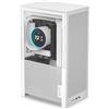 NZXT H2 Flow - Case per PC Mini-ITX da 20,7 litri ad alto flusso d'aria - Include 2 ventole superiori da 120 mm e cavo riser PCIe 5.0 - GPU da 331 mm - Radiatore da 280 mm - Bianco
