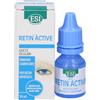ESI Srl ESI Retin Active Gocce Oculari Idratanti e Lubrificanti, 10ml, Protezione per Occhi Affaticati, Lenitive e Protettive