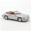 NOREV 187330 1/18 Porsche 911 Carrera 2 Cabriolet 1990 Modello Auto Argento