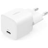 Belkin Caricatore USB-C da 25 W per telefono, ricarica rapida USB-C PD 3.0 con PPS per Apple iPhone 16, 15 Plus, Pro, Pro Max, iPad, Samsung Galaxy S25, Pixel 9, Nintendo Switch e altri, bianco
