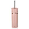 kela Set WC Leo - Rose, scopino WC con supporto, elegante accessorio da bagno in acciaio inox e plastica