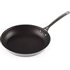 LE CREUSET Padella bassa in acciaio inox, interno antiaderente, diameter 30 cm, Ghisa, Nero, 96600230001700