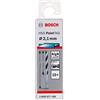 Bosch Accessories 2608577189 HSS PointTeQ (2,1 x 24 x 49 mm) - Set da 10 Pezzi di Punte Elicoidali per Trapano per Metallo, Acciaio, Fusione o Plastica, Grigio (Argento), Ø 2.1 mm