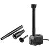 Royal Gardineer Fontana da Giardino: Pompa per laghetto Fontaine con 4 Accessori per Giochi d'Acqua, 230 Volt (Fontana Giardino Stagno, Pompa Stagno, Mini)