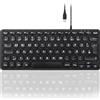 Perixx PERIBOARD-432 DE B USB Keyboard German, QWERTZ Black
