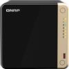 QNAP TS-464 NAS Tower Intel® Celeron® N5095 8 GB DDR4 0 TB QNAP QTS Nero