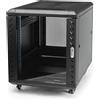 StarTech.com Armadio Rack 19" 12U su Ruote a 4 Montanti, Server Rack 19 pollici