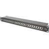 DIGITUS CAT 6A, Class EA Patch Panel, shielded Cat 6A - Shielded 24-Port - 19-Zo