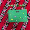 kate spade new york Kate Spade Golf Pouch Green 3D Club Ball Design porta carte nuovo mai usato