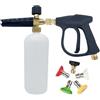 Generisch Pressure Washing Wall with 5 Nozzles | Heavy Duty High Pressure Cleaner with Foam Spruzzer, Adjustable Nozzles for Driveway, Patio, Deck, Garage, Garden, Outdoor Cleaning, Perfect for Home Use
