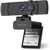 WINSAFE Webcam 4K per PC, videochiamate UHD 4K, autofocus PDAF, doppi microfoni con cancellazione del rumore, FOV 70°, 1080P a 60FPS, copertura privacy, USB Plug&Play, funziona con team, zoom, OBS