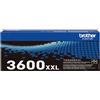 Brother TN3600XXL Toner originale, Altissima Capacità, fino a 11000 pagine, per Stampanti HLL5210DN, HLL5210DW, HLL6210DW, DCPL5510DW, MFCL5710DN, MFCL5710DW, MFCL6710DW, Colore Nero