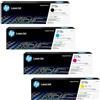 HP Set di cartucce toner originali 219A nero, ciano, magenta, giallo Multipack in scatola originale con ologramma, compatibile con: Color Laserjet Pro 3202, MFP 3302