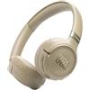 JBL Tune 680NC Cuffie On-Ear Wireless con Bluetooth, Beige