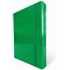 Euro-Cart Cartellina Portadocumenti con Elastico Piatto 10 Pezzi Dorso 5cm Cartellina 3 Lembi Rigida con Elastico in Cartone Plastificato Lucido per Ufficio, Scuola o Studio Made in Italy Verde