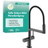 hansgrohe Talis Select M54 PowderSpray - Rubinetto da cucina con doccetta e bocca flessibile 360°, Semi-Pro, Miscelatore cucina, 3 tipi di getto e altezza bocca 210 mm, cromo nero spazzolato, 72861340