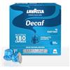 Lavazza, Espresso Dek, 180 Capsule di Caffè in Alluminio Compatibili con Macchine Nespresso* Original, con Note di Frutta Secca e Cioccolato, Arabica e Robusta, Intensità 7/13, Tostatura Media
