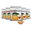 Tassimo Jacobs Latte Macchiato al Caramello, Bevanda Calda, Caffè, 5x 16 T-Discs