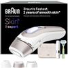 Braun Skin I·Expert Epilatore Luce Pulsata Smart, Depilatore Corpo Donna, Alternativa Laser Peli Donna, App Gratuita, Include Custodia e Rasoio Venus, Luce Pulsata Braun, Mini Depilatore Viso, PL7249