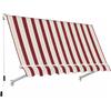 Sangiorgio: Tenda da Sole a Caduta 300x250 cm - Bordeaux e Crema