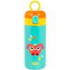 Playgro Penny Tiny Trek Bottiglia Termica Bambino in Acciaio Inox 320 ml 12 Mesi+ - Borraccia con Cannuccia Antigoccia a Doppia Parete - Leggera, Resistente e Riutilizzabile