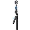 PRIXTON Treppiede IA da 180 cm per Smartphone e Camera, Tracciamento del Volto, Controllo Remoto e Tramite Gesti, Autonomia di 6 ore