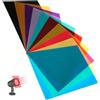 Thryvix 20 Pezzi Filtri Colorati Trasparenti Gelatina per Fotografia e Video, Fogli Sovrapponibili A4, PVC, per Luci LED, Studio Flash, Decorazione Eventi, Progetti DIY