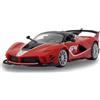 Jamara 403115 - Ferrari FXX K Evo 1:18 rosso 2,4GHz Kit di costruzione - Interni simili all´originale, Porte apribili manualmente, Strumenti o colle non necessari, Adesivi inclusi