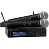 SHURE SLXD24D+E/SM58 G65 RADIOMICROFONO PALMARE DIGITALE 2 CANALI SM58 470-606 MHZ