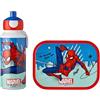 Mepal - Pranzo Set Campus - Spiderman Lunch Set con Pop-up Drink Bottle & Lunch Box - BPA -Free - 400 ml + 750 ml