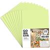 m-office Fogli di Gomma Eva Colorata, Gomma Crepla per Scrapbooking, Scuola, Cartoncini Creativi, Lavoretti, Torte Scenografiche, Scuola o Progetti Artistici 40x60cm (Verde pastello, 20 uds)