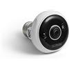 Technaxx Easy IP Camera FullHD 1080p, Portalampada E27, Telecamera di sorveglianza per interni TX-58 - Attivazione allarme, monitoraggio in tempo reale, microfono integrato, LED IR