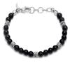 Giovanni Raspini / Uomo / bracciale Tango misura L / argento, onice e fili - 11653L