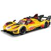 Bburago 18-16304Y 1/18 Ferrari 499P Le Mans 2024 No,83 Giallo Scatola Finestrata