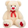 Jiangsu hongye yongheng jinchukou youxia BEJOY Orsacchiotto 91 cm peluche grande orsetto con amore cuore rosso per fidanz