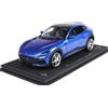 Bbr P18219G 1/18 Ferrari Purosangue Blu Corsa Modello Auto Con Vetrina Limitata
